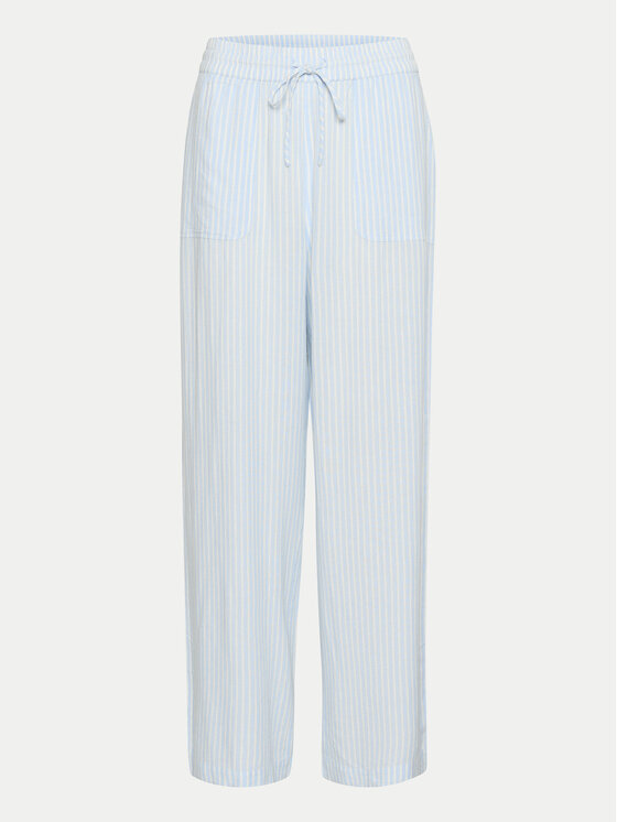 Kaffe Kaffe Pantaloni din material Milia 10508314 Albastru celest Loose Fit