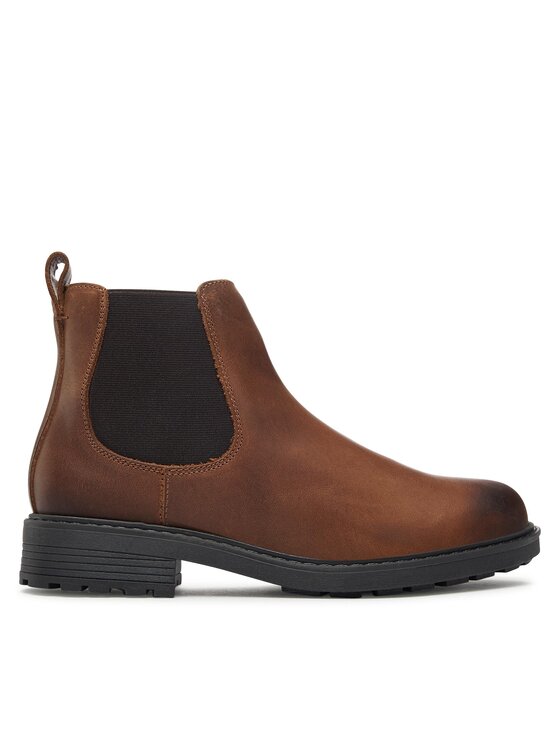 Clarks Clarks Kotníková obuv s elastickým prvkem Orinoco2 Lane 261747824 Hnědá