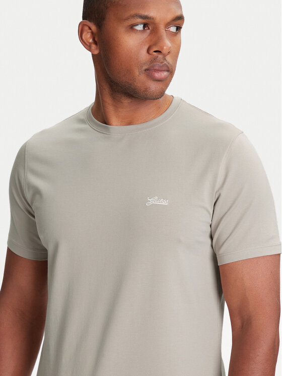 Guess Guess Футболка M4GI70 KC9X0 Бежевий Slim Fit