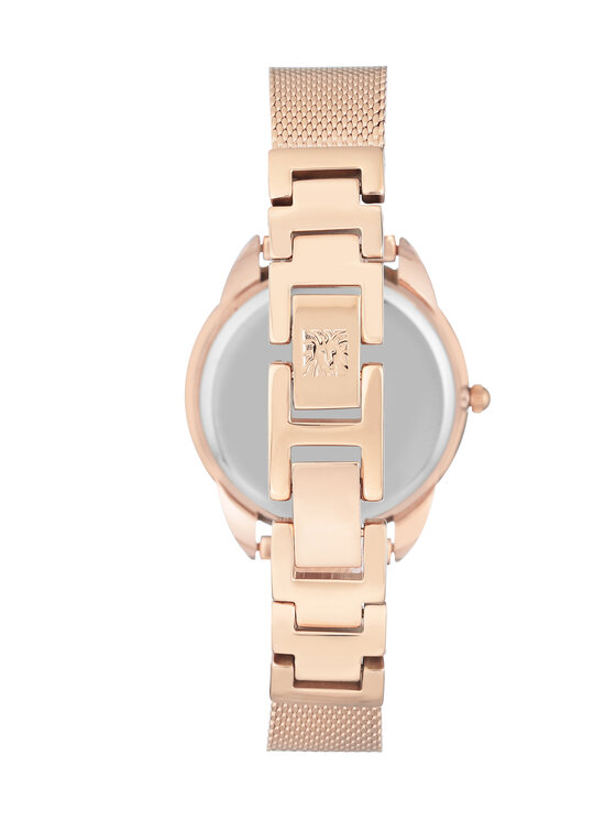 Anne Klein Anne Klein Zegarek AK-3258NVRG Różowe złoto