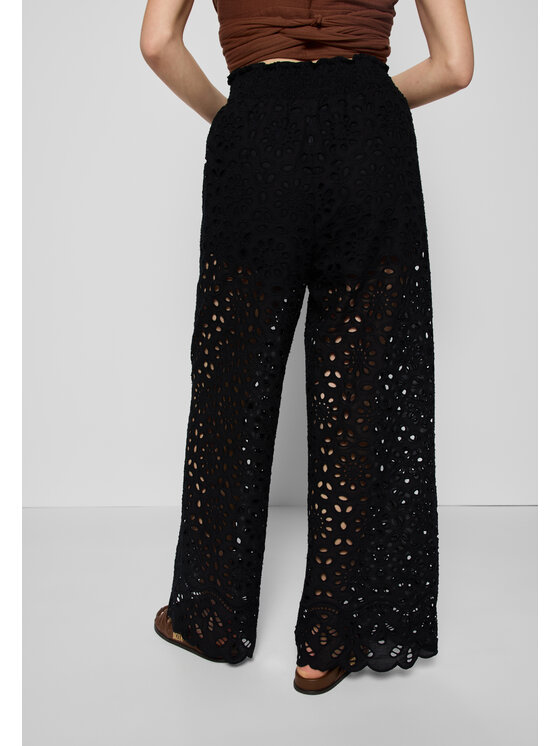 BIZUU BIZUU Spodnie damskie MINDORO Czarny Standard Fit
