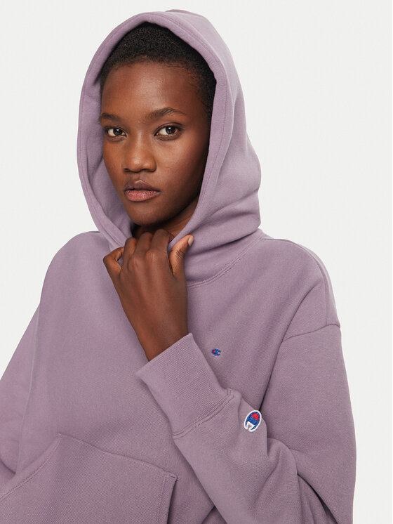 Champion Sweatshirt 116236 Violett Loose Fit Modivo