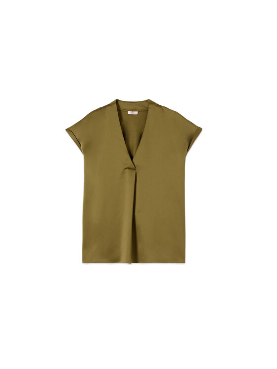Oltre Oltre T-shirt G268J304555N035 Verde Regular Fit