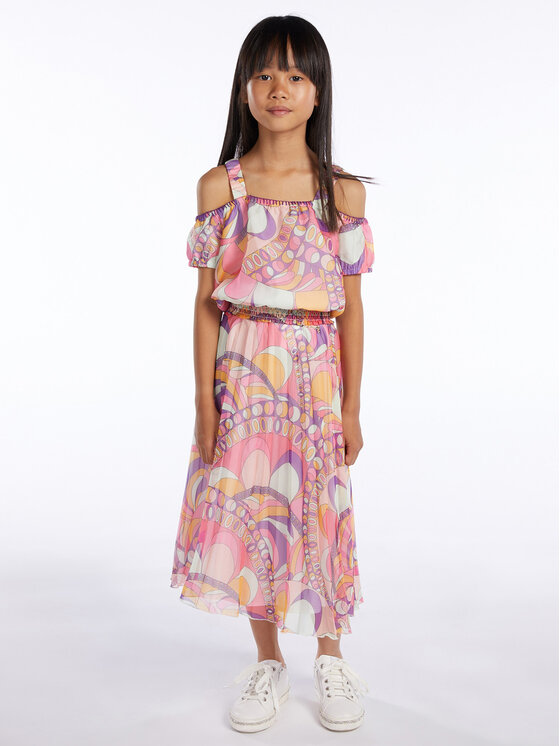 Guess Guess Palaidinė J3GH00 WA2T0 Oranžinė Regular Fit