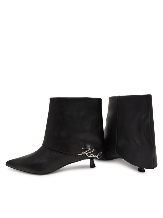 KARL LAGERFELD KARL LAGERFELD Botine KL30141 Negru