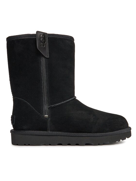 Ugg Ugg Μπότες Χιονιού W Classic Short Bailey Zip 1144043 Μαύρο