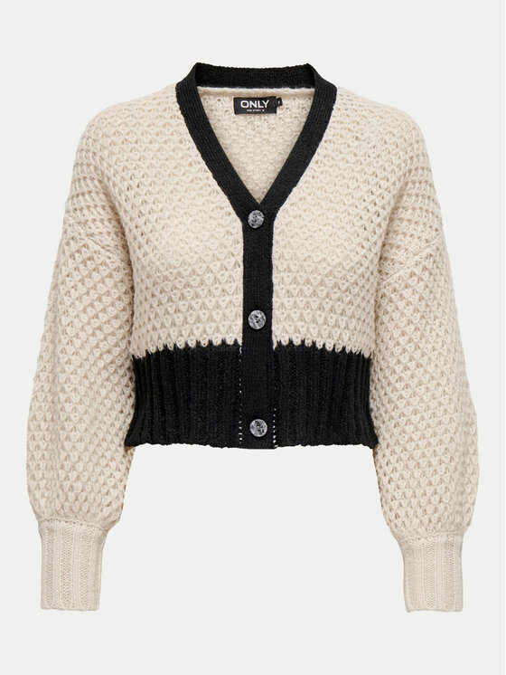 ONLY ONLY Cardigan Rose 15327593 Bej Regular Fit