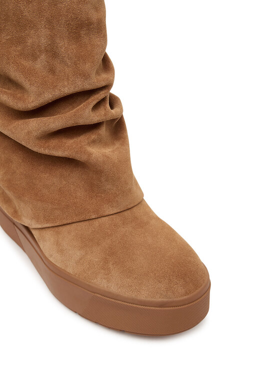 Guess Guess Polokozačky FLFGUI SUE10 Hnědá