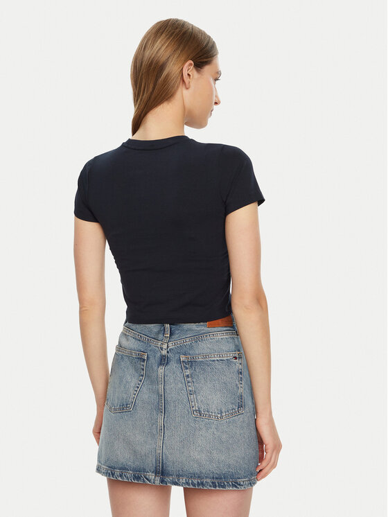 Guess Jeans Guess Jeans T-Shirt W5RI59 J1314 Granatowy Regular Fit