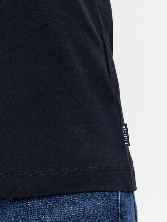 Tommy Hilfiger Tommy Hilfiger T-krekls Arch Varsity MW0MW33689 Tumši zils Regular Fit