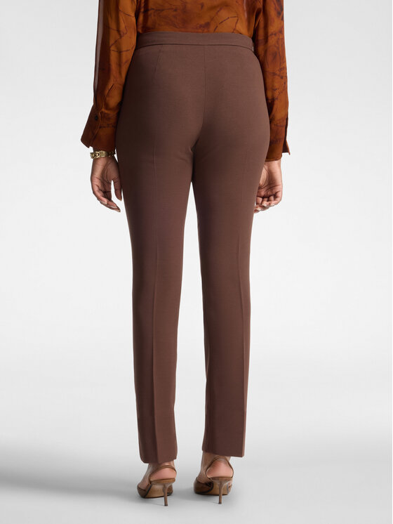 Elena Mirò Elena Mirò Spodnie materiałowe P054P000581N061 Brązowy Slim Fit