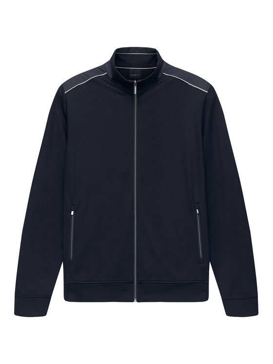 Bugatti Bugatti Bluza 8750-15123E Granatowy Regular Fit