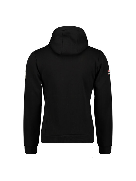 Geographical Norway Geographical Norway Bluza WT1885H/GN-BLACK Czerwony Reglan Fit