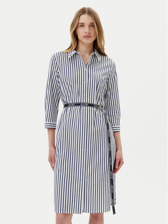 JOOP! JOOP! Košilové šaty 58 252D58Dominique 30046521 Tmavomodrá Regular Fit