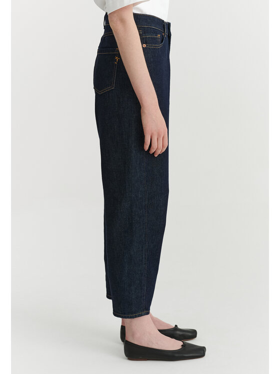 TATUUM TATUUM Jeansy LETI Granatowy Loose Fit