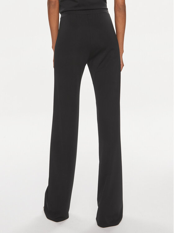 Just Cavalli Just Cavalli Kalhoty z materiálu 76PAA1A8 Černá Regular Fit