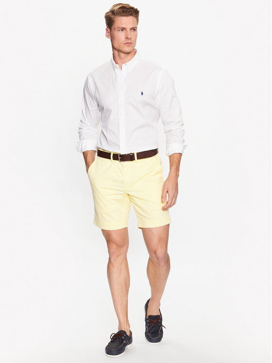 Polo Ralph Lauren Polo Ralph Lauren Πουκάμισο 710906936003 Λευκό Slim Fit