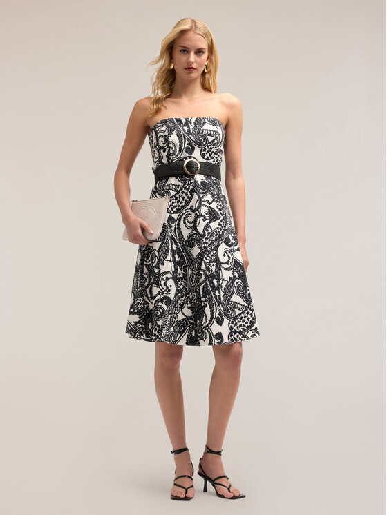 Motivi Motivi Vestito da giorno 7178Q003268N0S1 Nero A-Line Fit