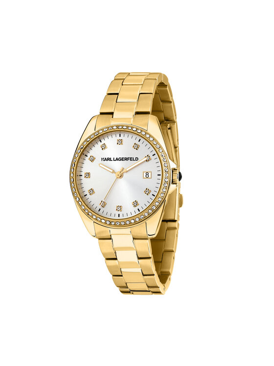 KARL LAGERFELD Hodinky R0553101505 Zlatá