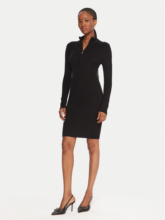 Guess Guess Повсякденна сукня W5BK45 Z0572 Чорний Slim Fit