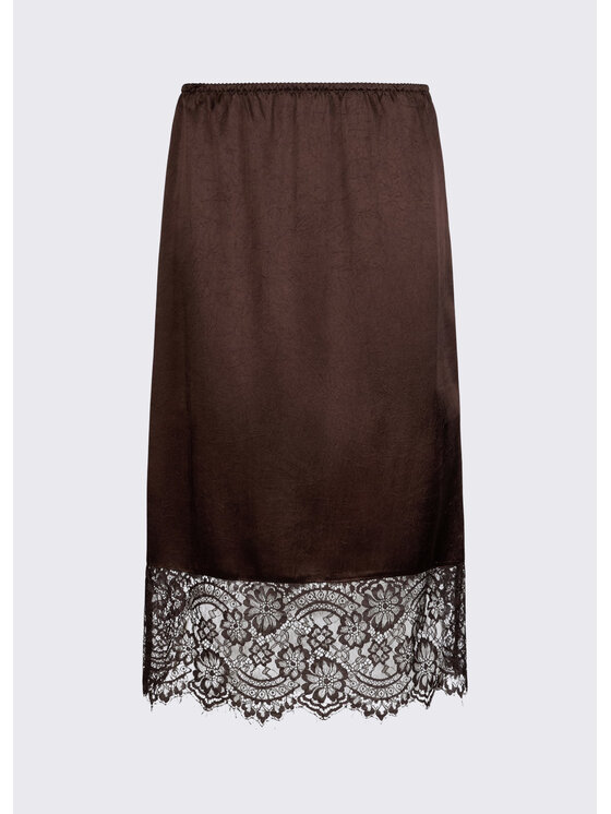 Liu Jo Liu Jo Spódnica midi CA6121T450AP9576 Brązowy Regular Fit