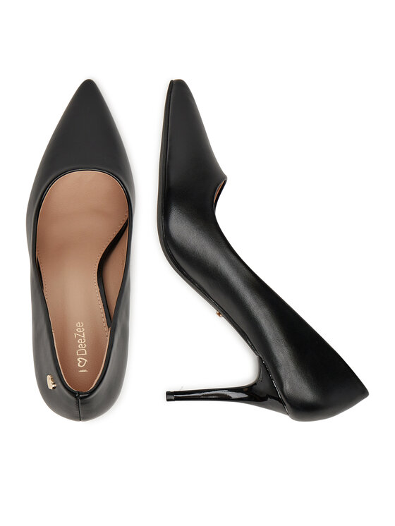 DeeZee DeeZee Pantofi cu toc subțire EZ-23-1A Negru