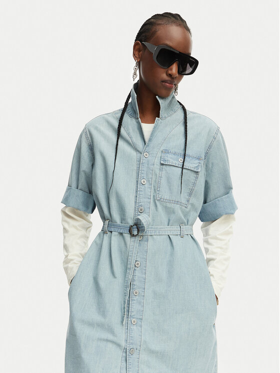 G-Star Raw G-Star Raw Джинсова сукня D28853-E356 Голубий Regular Fit