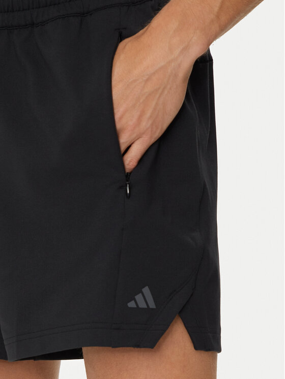 adidas adidas Pantaloncini sportivi Designed for Training Yoga IN5603 Nero Regular Fit