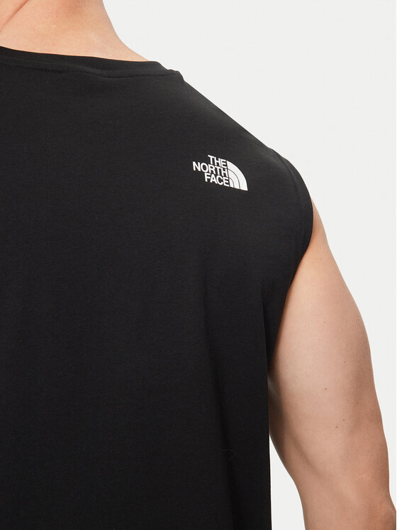 The North Face The North Face Tank top Simple Dome NF0A87R3 Crna Regular Fit