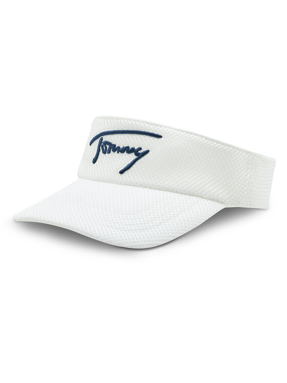 Tommy Jeans Visiere Spring Break Visor AW0AW14600 Blanc Modivo