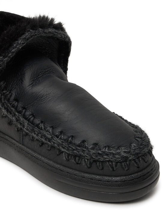 Mou Mou Μπότες Χιονιού Eskimo Sneaker Bold FW411000B Μαύρο