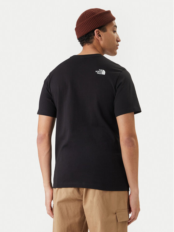 The North Face The North Face Tričko Mountain Line NF0A8GUX Čierna Regular Fit