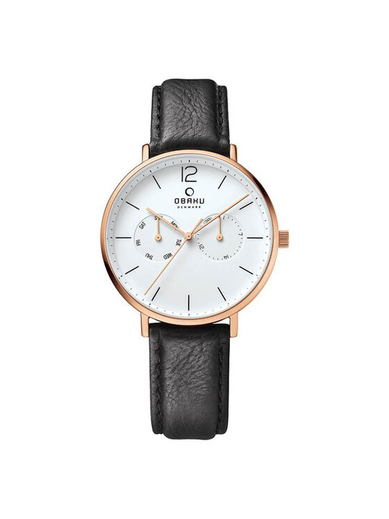 Obaku Obaku Zegarek V182GMVWRB Czarny