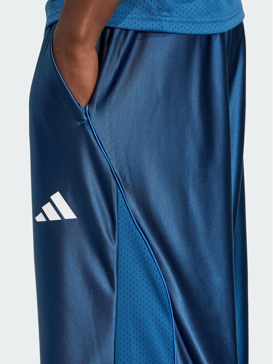adidas adidas Spodnie materiałowe 158746 Niebieski Loose Fit