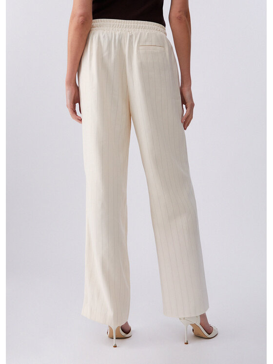 Liu Jo Liu Jo Pantaloni di tessuto CA6113T557AP9579 Bianco Regular Fit