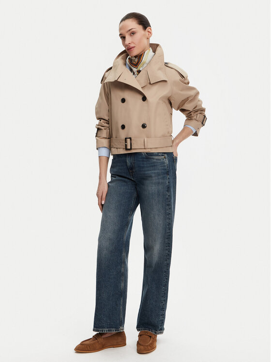 Tommy Hilfiger Tommy Hilfiger Trencis WW0WW43933 Bēšs Regular Fit