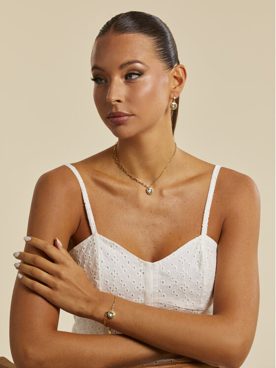 Guess Guess Náhrdelník JUBN03350JWYGT/U Zlatá