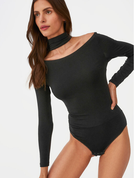 Undress Code Undress Code Боди Drunk In Love 541 Черен Slim Fit