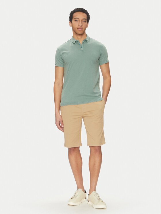 INDICODE INDICODE Tričko Injamiro 41-143 Modrá Regular Fit
