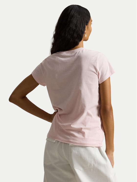 Polo Ralph Lauren Polo Ralph Lauren Marškinėliai 211B14605014 Rožinė Classic Fit