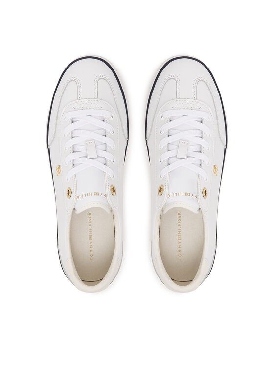 Tommy Hilfiger Tommy Hilfiger Sneakersy Th Chic Low Profile Vulc FW0FW09104 Bílá