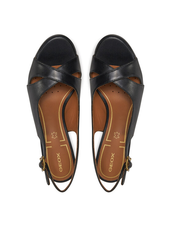 Geox Geox Sandály D Walk Pleasure 85S D45B6C 00043 C9999 Černá