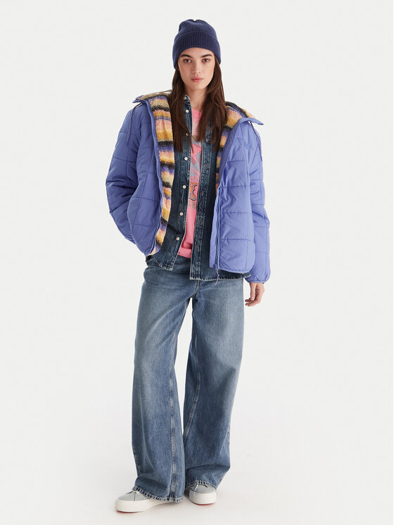 Billabong Billabong Demisezoninė striukė Happy Camper EBJJK00165 Mėlyna Regular Fit