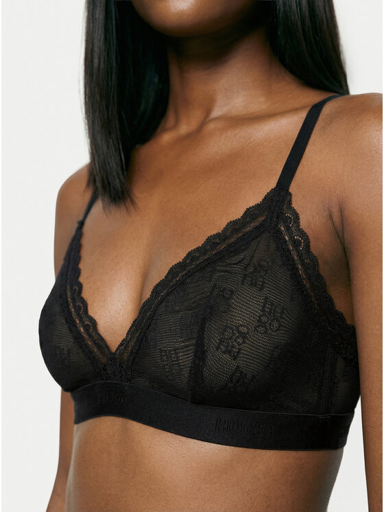 HUGO HUGO Sutien Bralette Sartorial 50557213 Negru