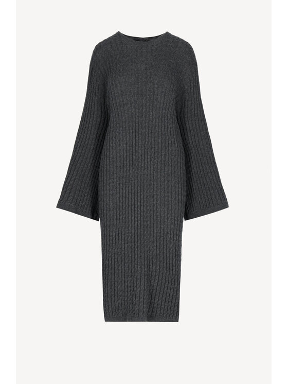 Castellani Castellani Sukienka codzienna Amira Szary Regular Fit