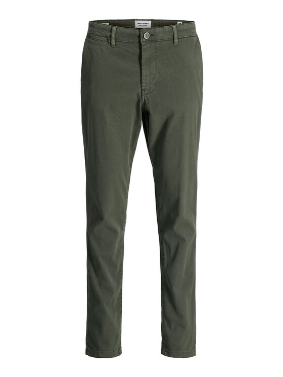 Jack & Jones Jack & Jones Chinos kelnes Marco Arthur 12260904 Pilka Slim Fit