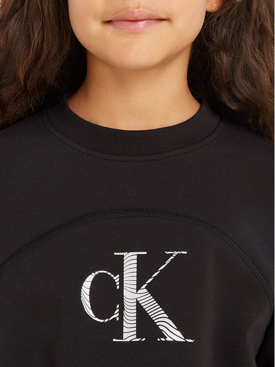 Calvin Klein Jeans Calvin Klein Jeans Μπλούζα Iridescent IG0IG02414 Μαύρο Regular Fit