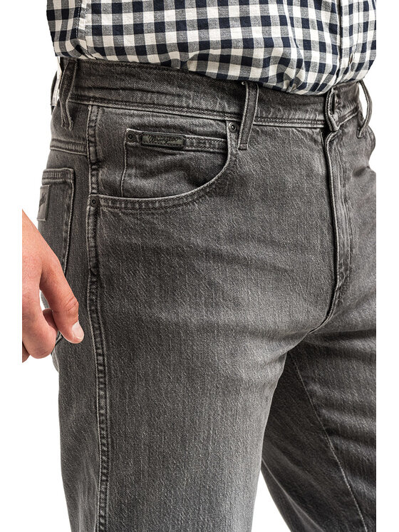 Wrangler Wrangler Jeansy TEXAS Szary Straight Fit