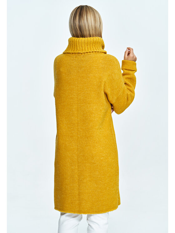 FIGL FIGL Sweter M891 Żółty Oversize