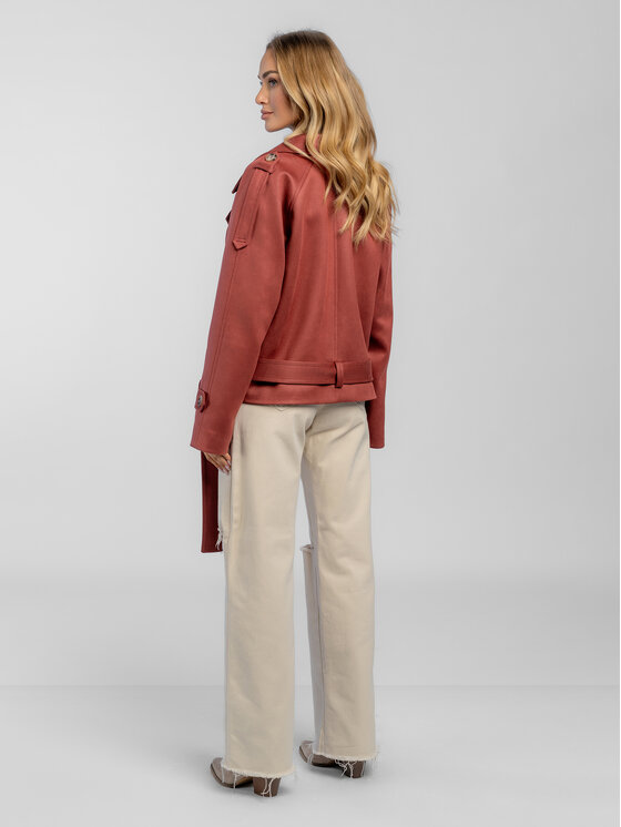 Salme Salme Prechodný kabát Bona Červená Regular Fit